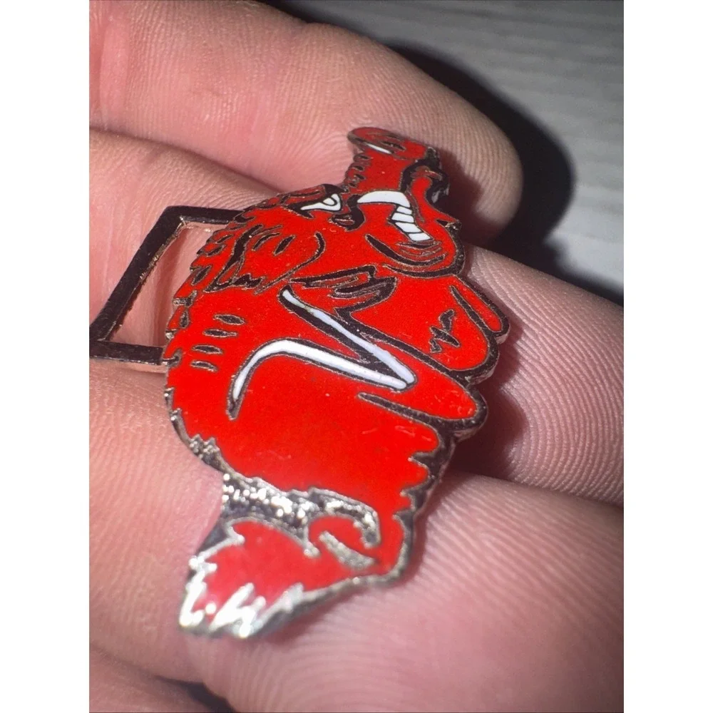 2pc Arkansas Razorbacks Watch Fob Key Chain Necklace Pendant Charm